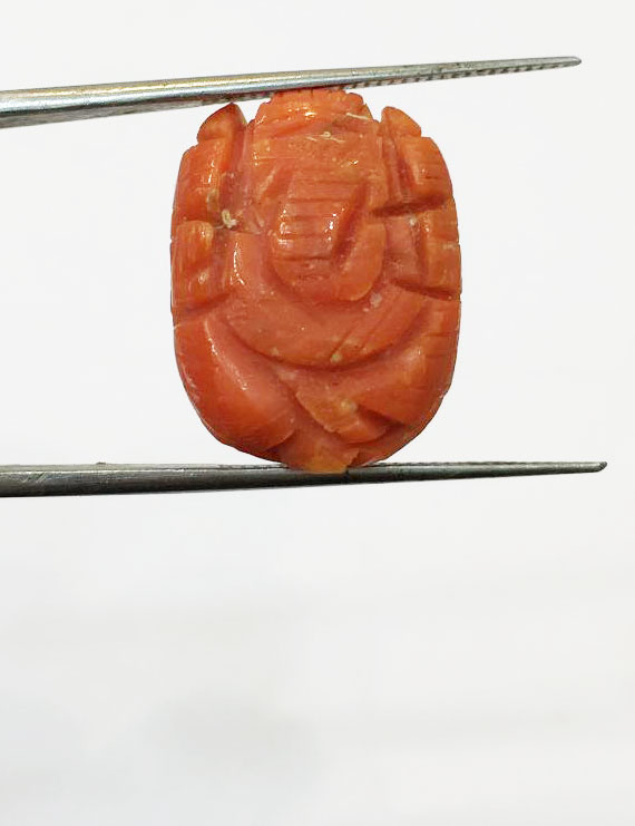 12.52 ct Natural Certified Ganesh Moonga